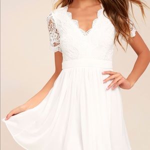 Lulus white dress!
